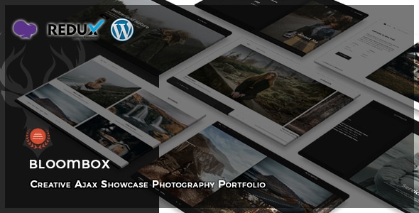 Bloombox - Ajax Showcase Photography WordPress Theme Logo