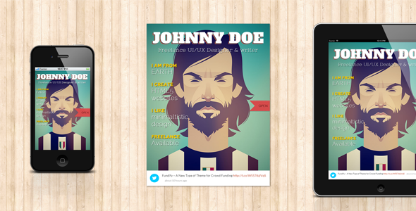 BookCard WP - 3D Folded vCard WordPress Theme Logo