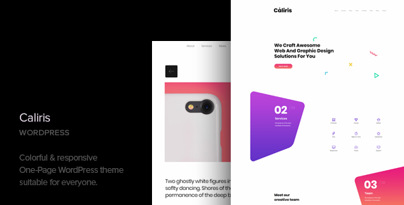 Caliris - Responsive One Page WordPress Theme Logo