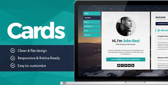 Cards - Resume & Portfolio WordPress Theme Logo