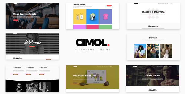 Cimol - Responsive One & Multi Page Portfolio Theme Logo