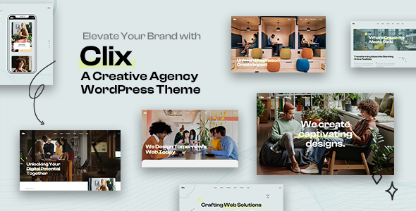 Clix - Creative Digital Agency WordPress Theme Logo
