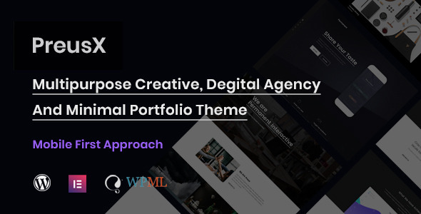 PreusX - Digital Agency And Portfolio WordPress Theme Logo