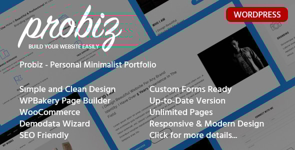 Probiz - Portfolio WordPress Theme Logo