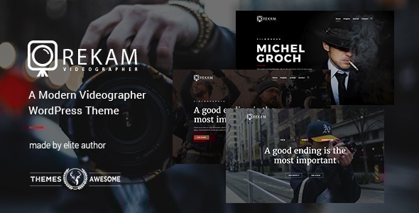 Rekam | A Modern Videographer WordPress Theme Logo
