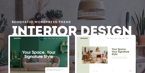Renovatio | Interior Design WordPress Theme Logo