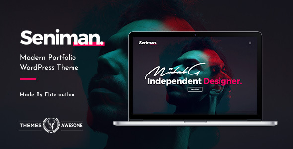 Seniman | Modern Portfolio WordPress Theme Logo