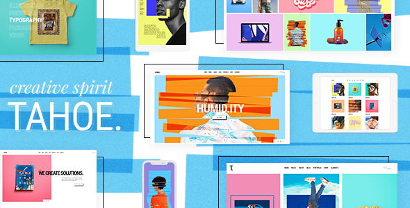 Tahoe - Freelancer Portfolio WordPress Theme Logo