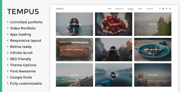 Tempus - Photography WordPress Theme Logo