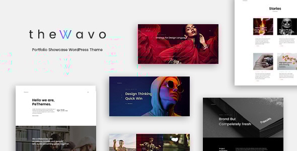 The Wavo - Portfolio Showcase WordPress Theme Logo