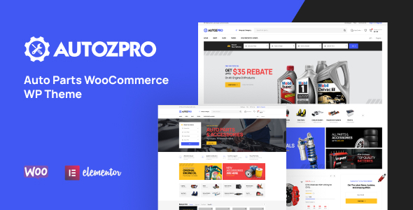 Autozpro - Auto Parts WooCommerce WordPress Theme Logo