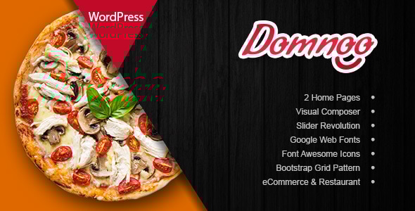 Domnoo - Pizza & Restaurant WordPress Theme Logo