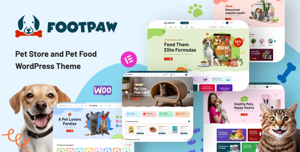 FootPaw - Pet Store WordPress Theme Logo