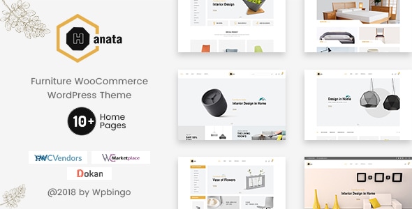 Hanata - Marketplace WooCommerce Furniture WordPress Theme Logo